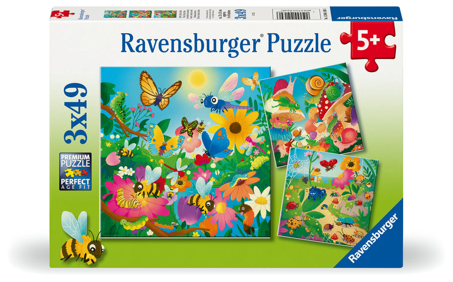 Coffret de casse-têtes 3 × 49 morceaux Bugs, Bugs, Bugs – Ravensburger
