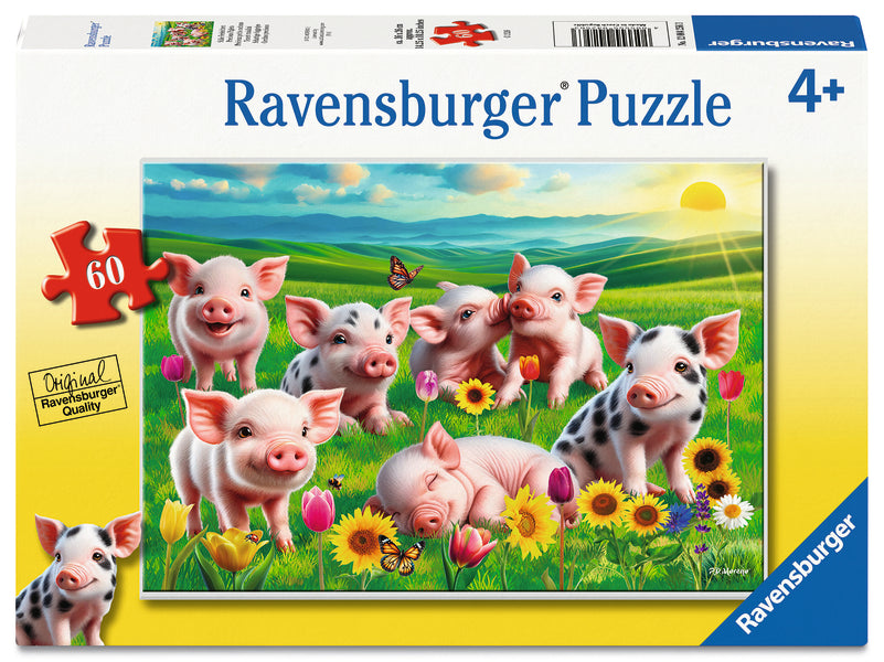 Casse-tête 60 morceaux Precious Piglets – Ravensburger
