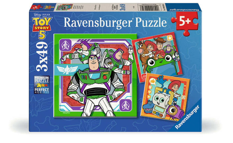 Coffret de casse-têtes 3 × 49 morceaux Toy Story 5 – Ravensburger