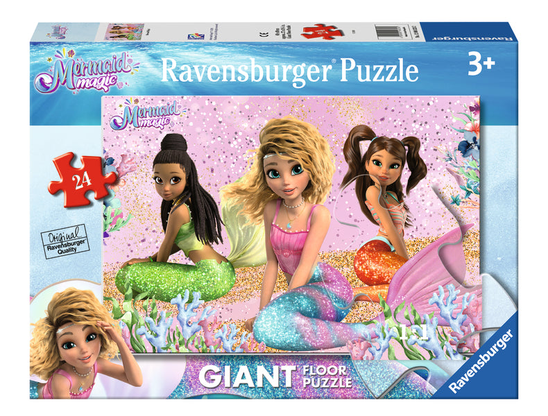 Casse-tête de sol 24 morceaux Mermaid Magic – Ravensburger