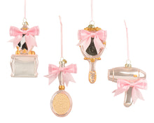 Ornements de Noël beauté en verre – Rose