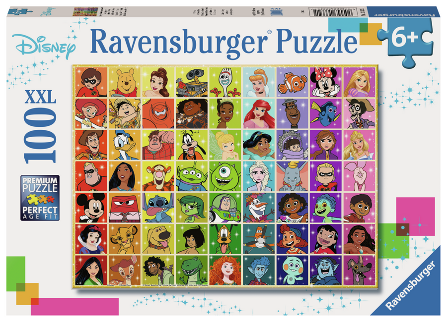 Casse-tête 100 morceaux Disney Color Palette – Ravensburger