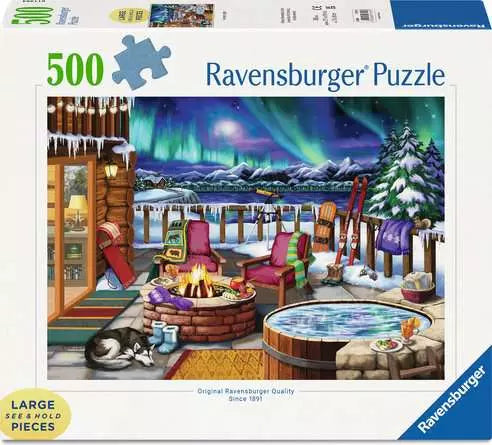 Casse-tête Ravensburger Aurores boréales – Nancy Wernersbach – 500 pièces grand format – image du produit