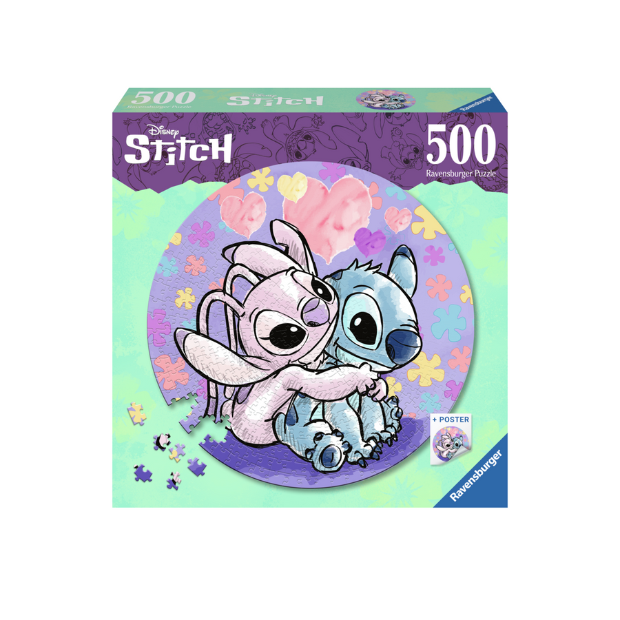 Casse-tête rond 500 morceaux Stitch – Ravensburger