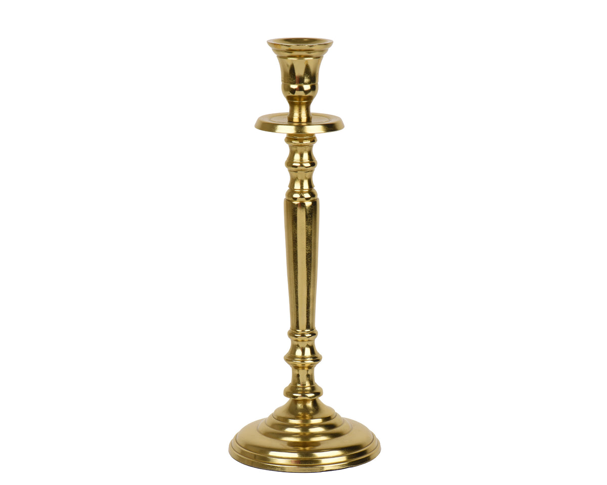 Bougeoir en aluminium – Doré