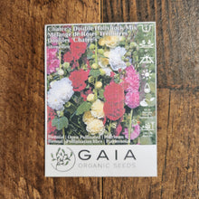 Hollyhock Mix 'Doubles Chater's'  organic