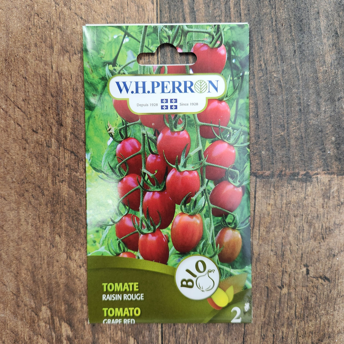 Organic red grape tomato
