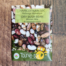 Mosaic mix of organic dried dwarf beans