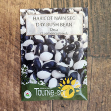 Organic 'Orca' dried dwarf beans