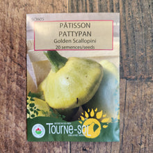 Organic 'Golden Scallopini' Pattypan Squash