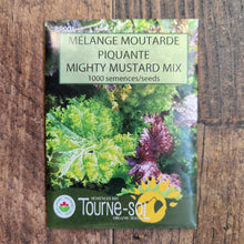 Organic hot mustard mix