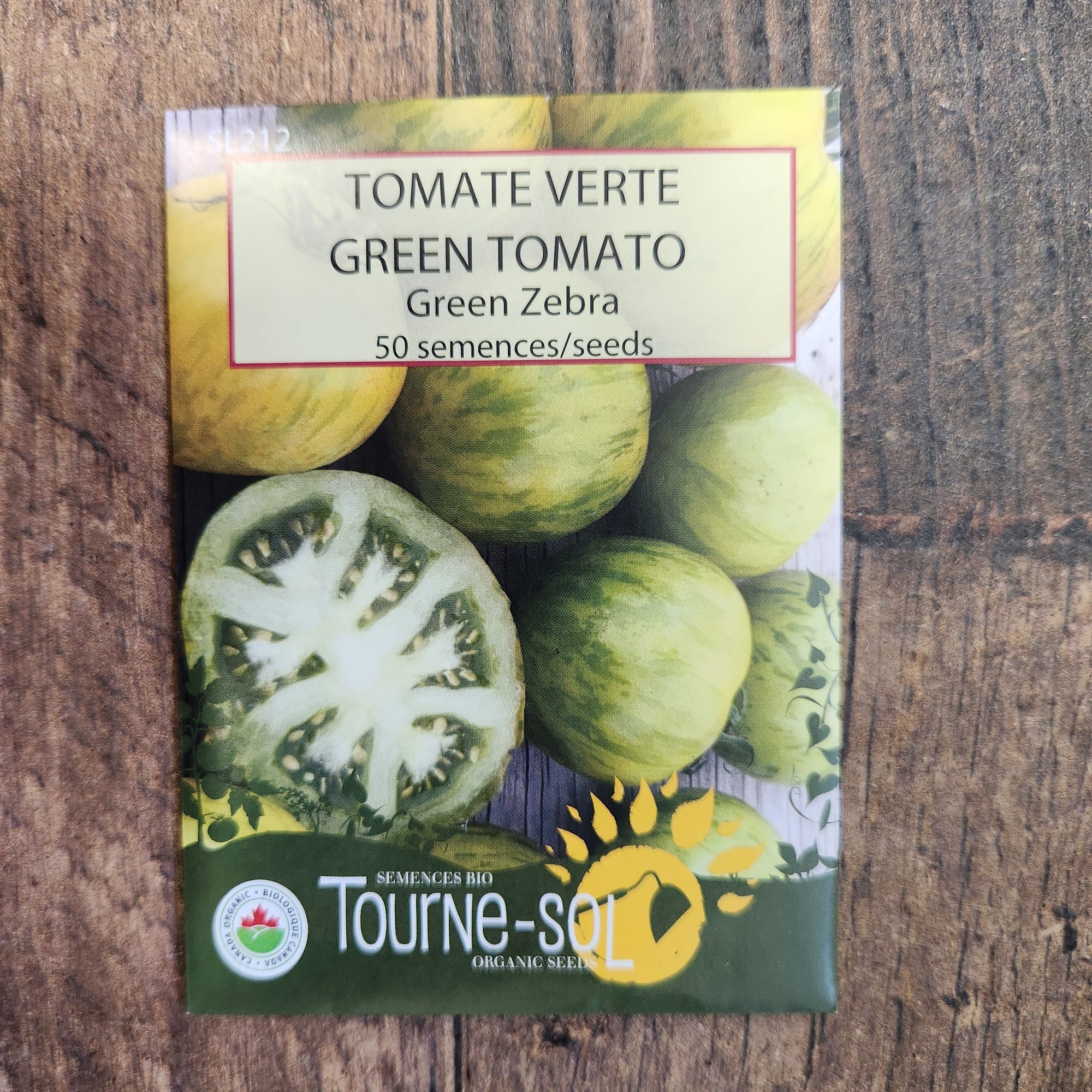 Tomate verte ‘Green Zebra’ (Solanum lycopersicum)