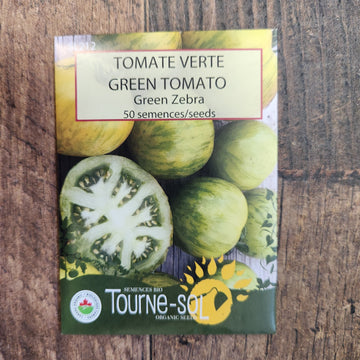 Tomate verte 'Green Zebra' bio