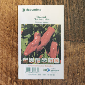 Organic 'Choricero' hot pepper 