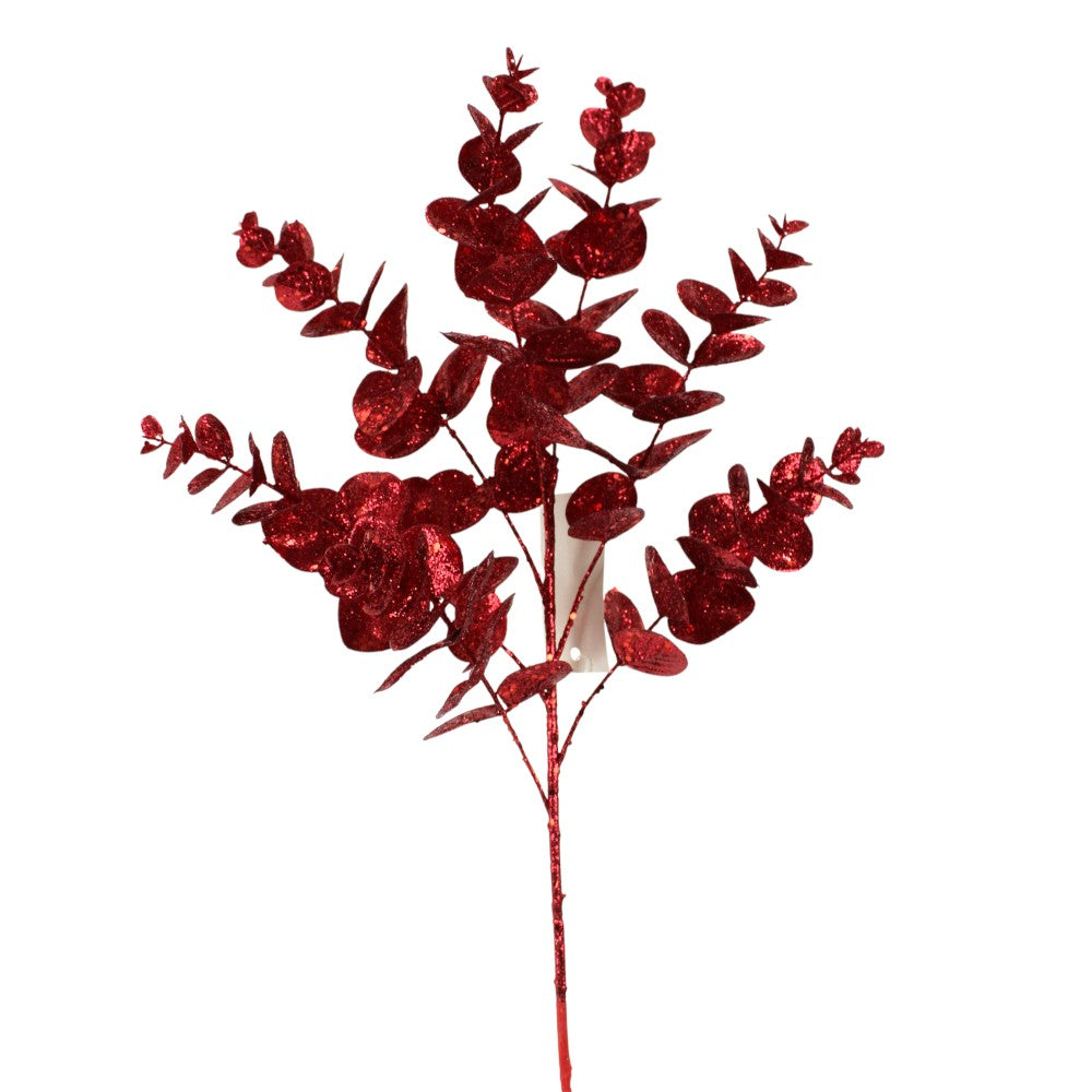 Tige d’eucalyptus scintillante – Rouge