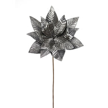 Tige de poinsettia – Noir / Argent