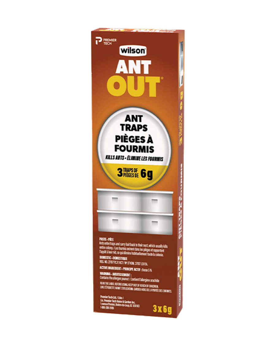 3 pièges à fourmis AntOut® de Wilson — photo sur fond blanc