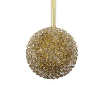 Boule de Noël en mousse texturée – Doré