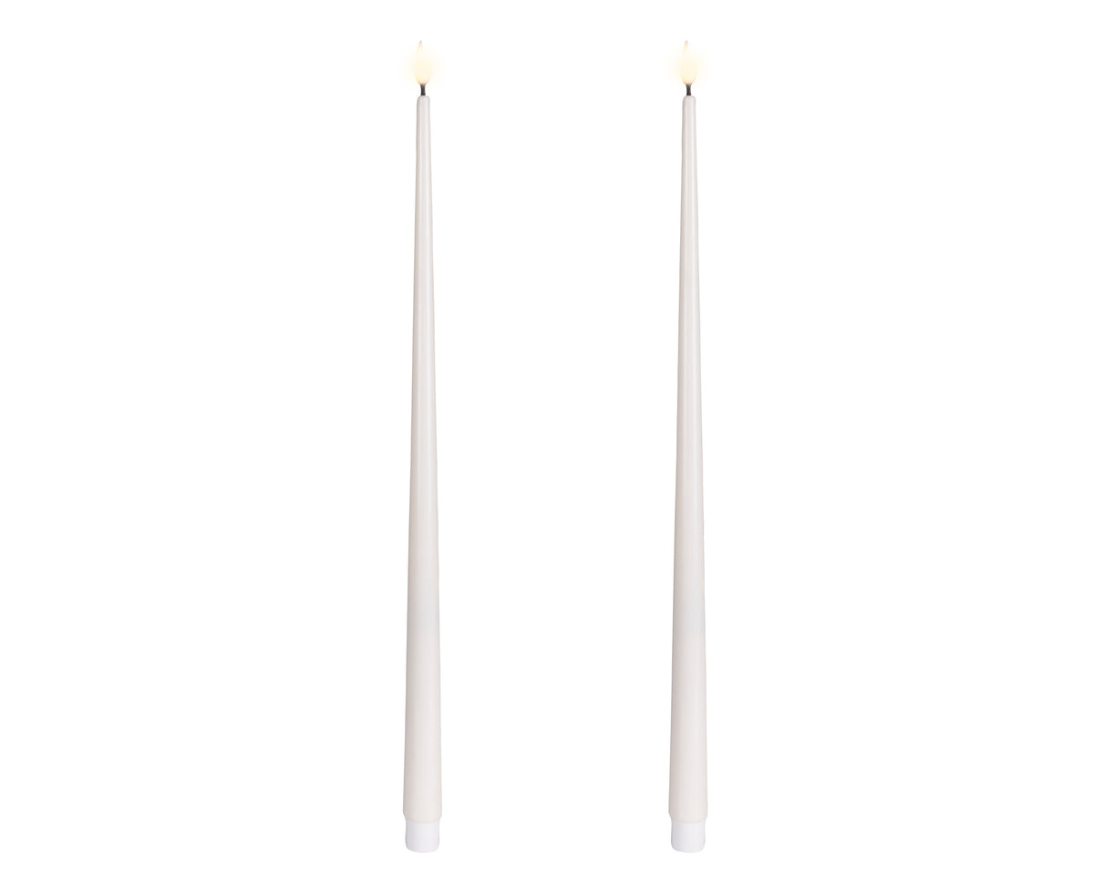 Bougie LED cierge effet flamme – Multicolore