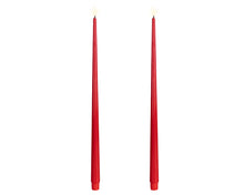 Bougie LED cierge effet flamme – Multicolore