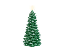 Bougie LED sapin à flamme mobile – Vert
