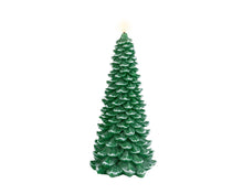 Bougie LED sapin à flamme mobile – Vert
