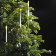 Ensemble de 4 bougies LED pour sapin – Blanc