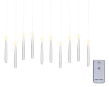 Ensemble de 10 bougies LED pour sapin – Assorties