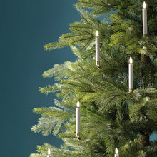 Ensemble de 10 bougies LED pour sapin – Blanc