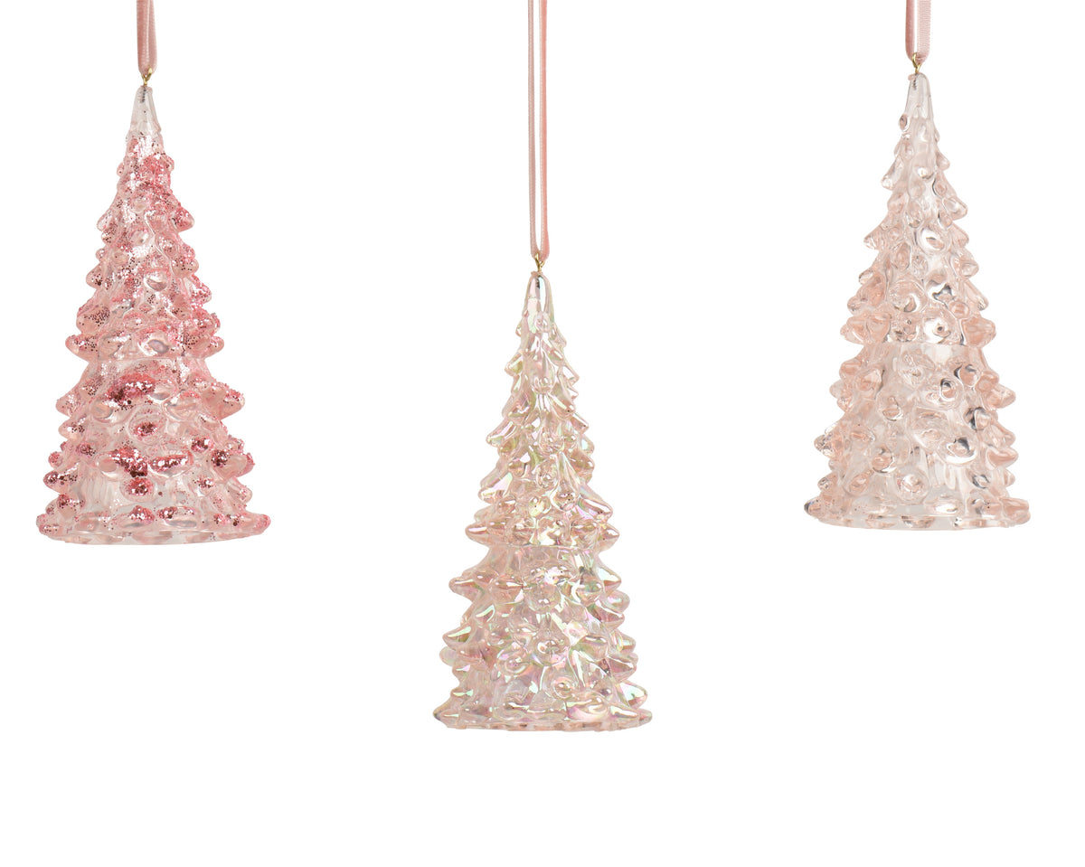 Ornement sapin de Noël – Rose