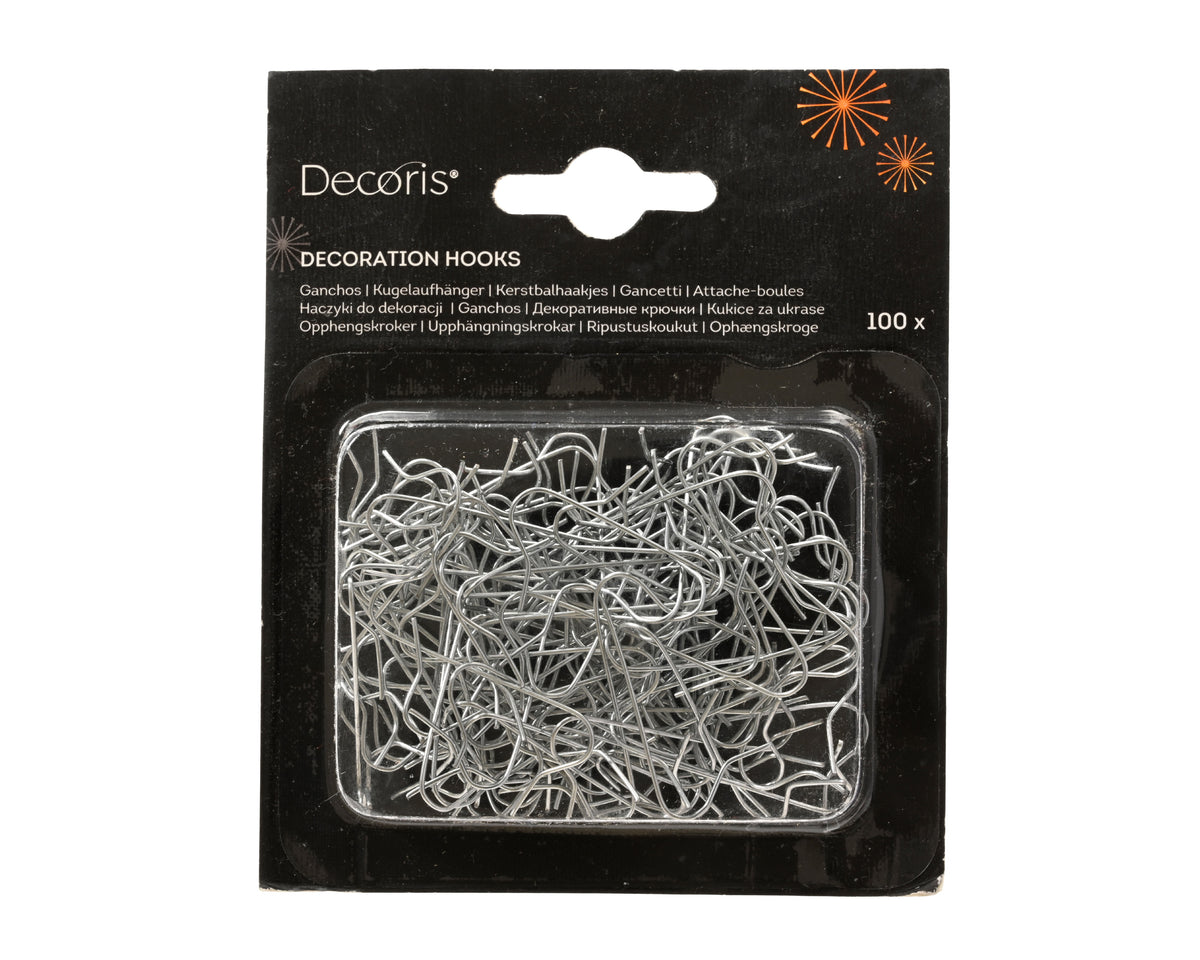 Crochets pour boules de Noël – Argenté