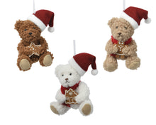 Ours de Noël avec chapeau rouge – Multicolore