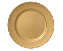 Assiette de présentation de Noël laquée – Doré et rouge
