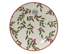 Assiette à dessert de Noël au houx – Blanc