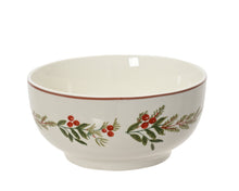 Bol de Noël au houx – Blanc