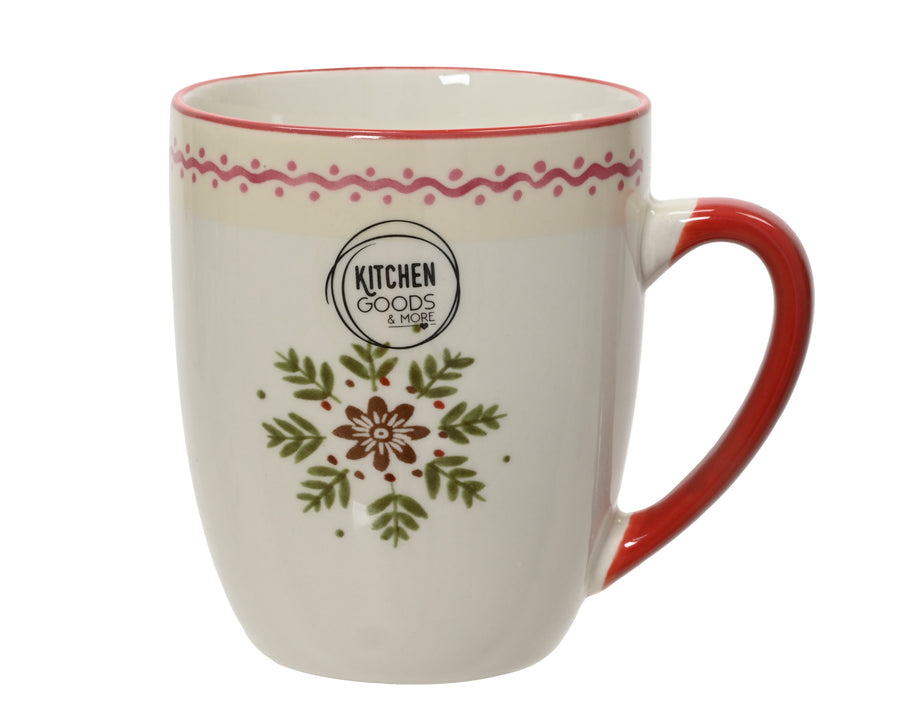 Tasse de Noël au houx – Blanc