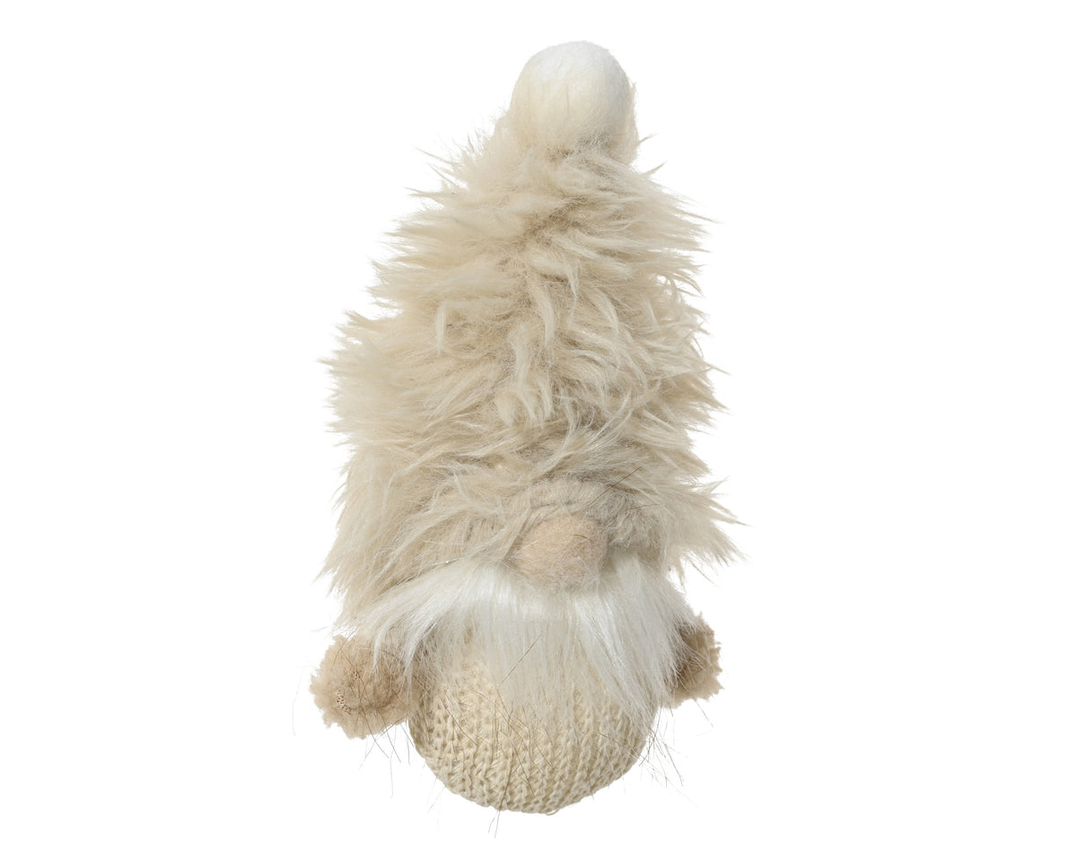 Ornement gnome de Noël – Crème