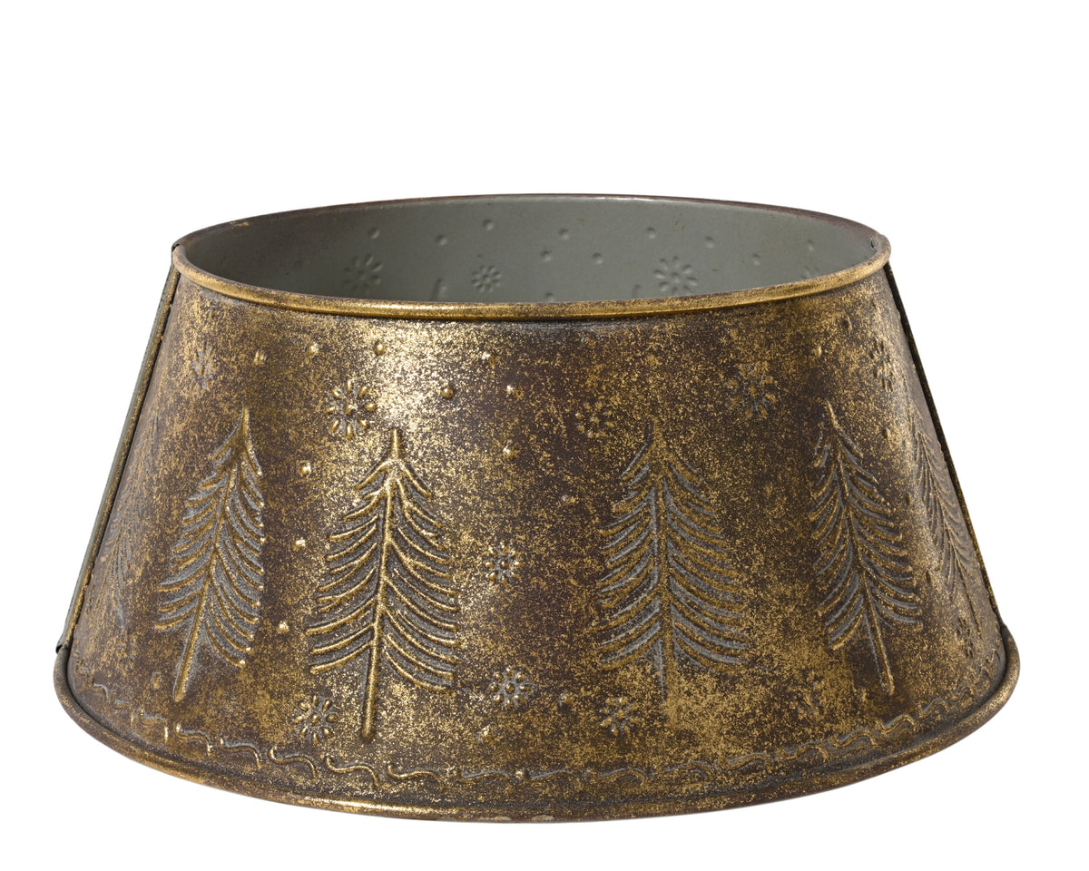 Cache-pied de sapin en fer – Bronze antique