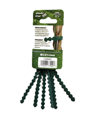Attaches souples 13,3 cm pour plantes et tuteurs — photo sur fond blanc