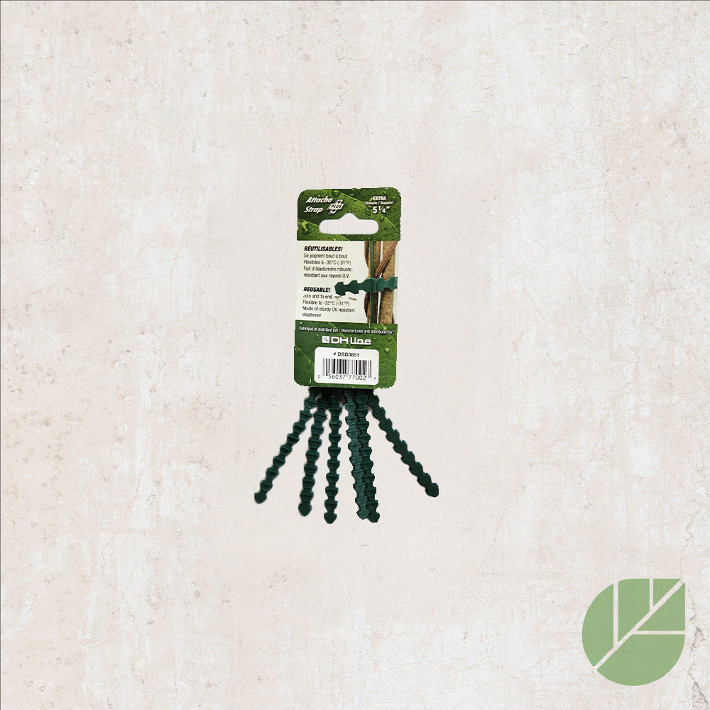 6 flexible 5 1/4'' ties – Flexible and cold resistant