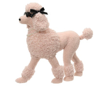 Caniche décoratif en fausse fourrure – Rose