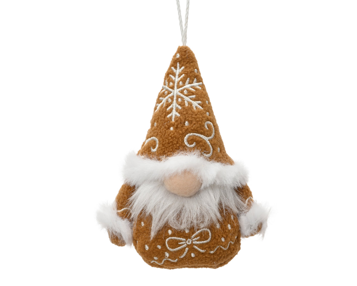 Petit gnome de Noël rond – Brun
