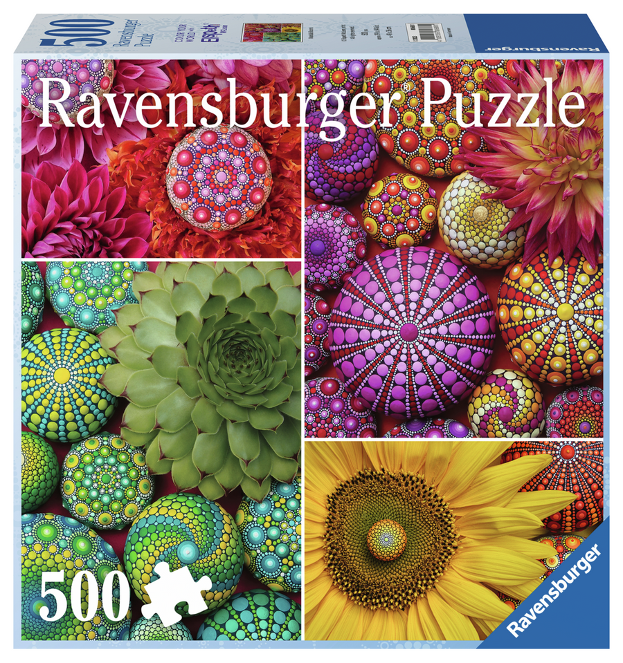 Casse-tête 500 morceaux Elspeth McLean: Mandala Blooms – Ravensburger