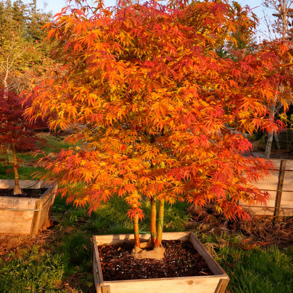 Acer palmatum 'Orange Flame'