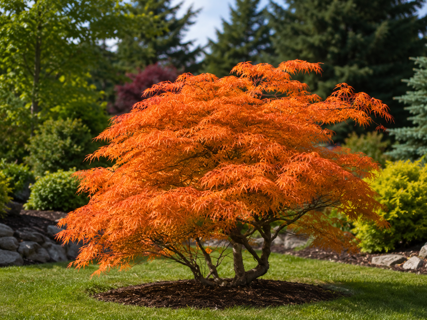 Acer palmatum var. dissectum ‘Orangeola’