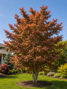 Érable Northern Glow® (<em>Acer pseudosieboldianum</em> × <em>Acer palmatum</em> ‘Hasselkus’)