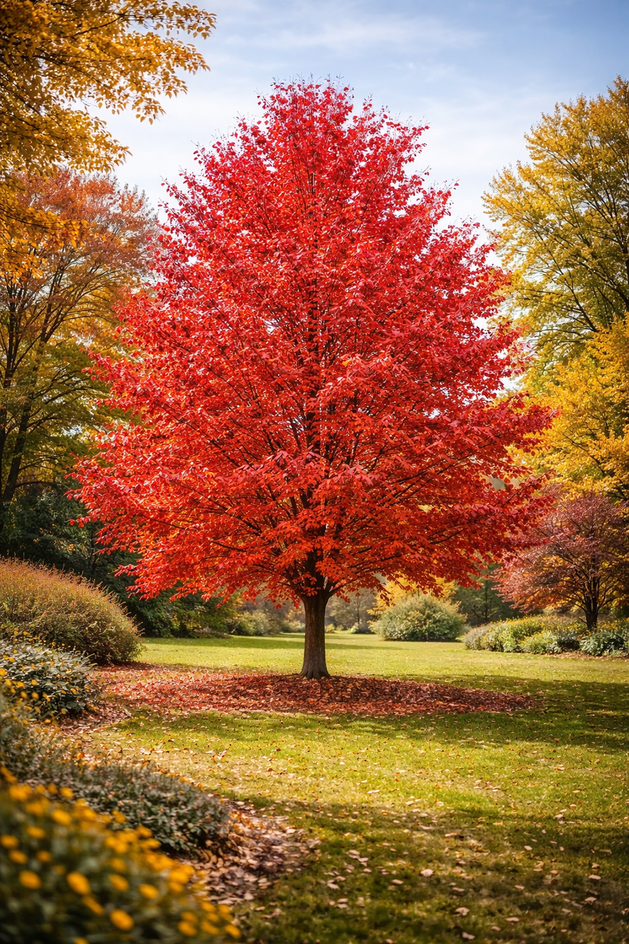 Acer rubrum 'Bowhall'