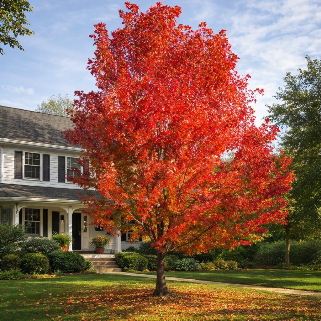 Acer × freemanii ‘Autumn Blaze’