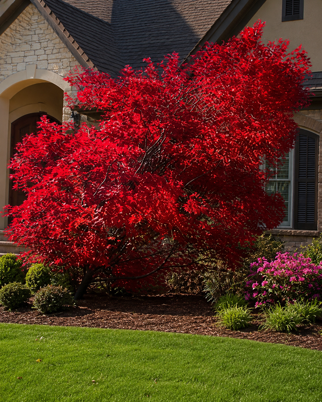 Érable hybride Final Fire® (Acer × pseudosieboldianum ‘IsFinFi’)