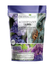 Acidifiant de sol en granulés 2 kg — photo sur fond blanc